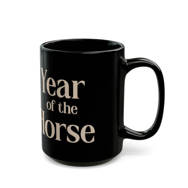 Black Year of the Horse Mug - Image 2