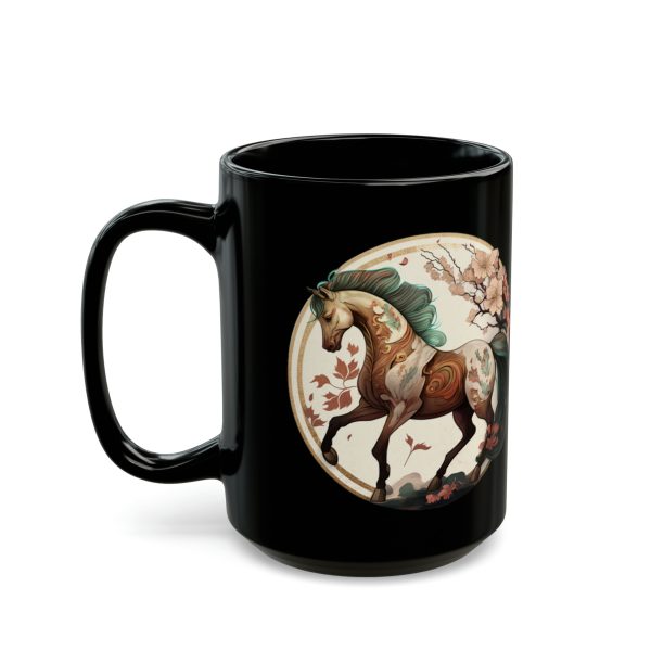 Black Year of the Horse Mug - Image 3