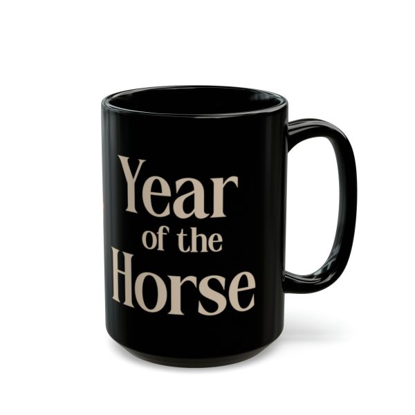 Black Year of the Horse Mug - Image 5