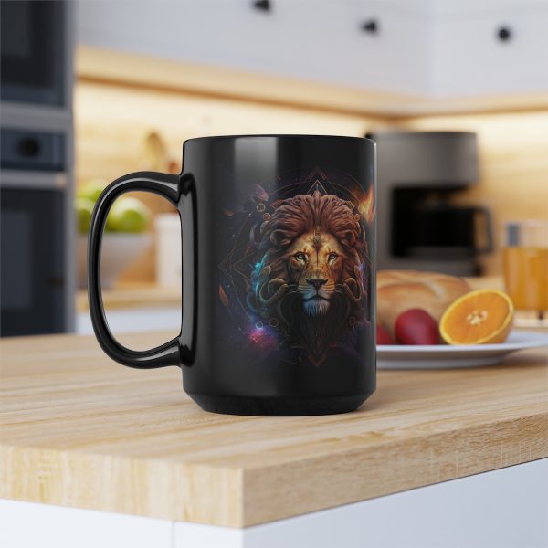 Black Leo Mug - Image 4