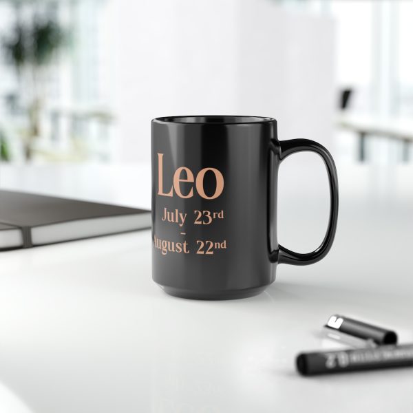 Black Leo Mug - Image 5