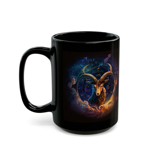 Black Capricorn Mug - Image 2