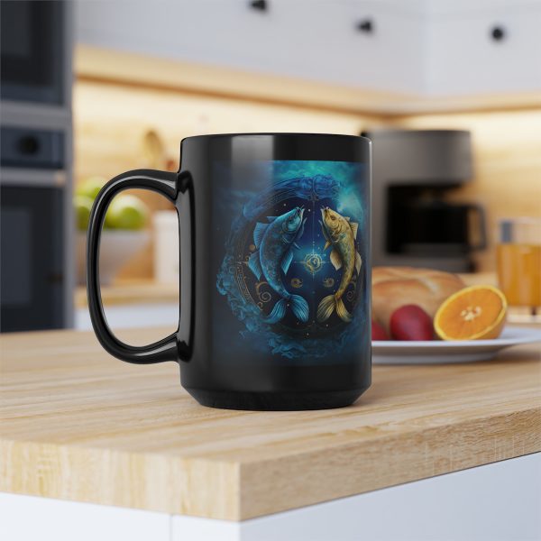 Black Pisces Mug - Image 5