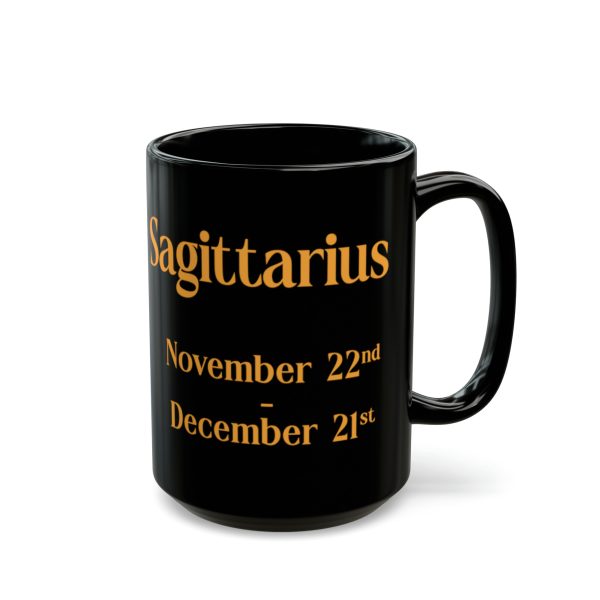 Black Sagittarius Mug - Image 3