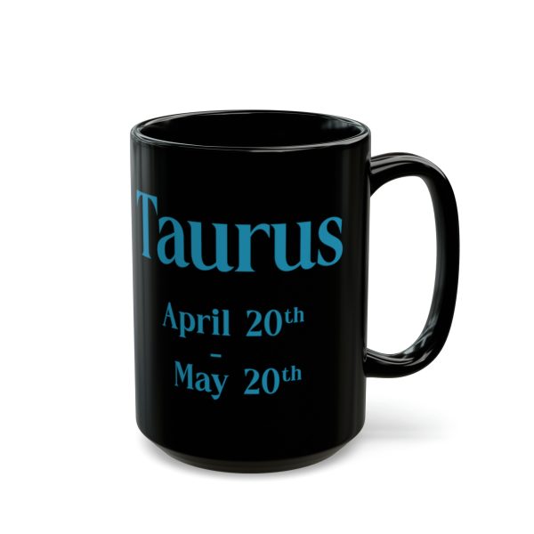 Black Taurus Mug - Image 3