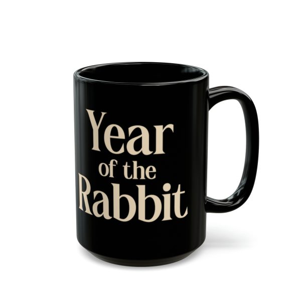 Black Year of the Rabbit Mug - Image 3