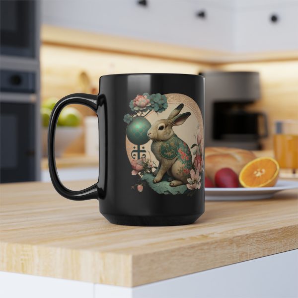 Black Year of the Rabbit Mug - Image 5