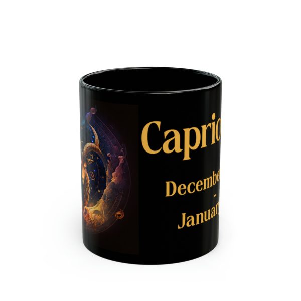 Black Capricorn Mug - Image 7