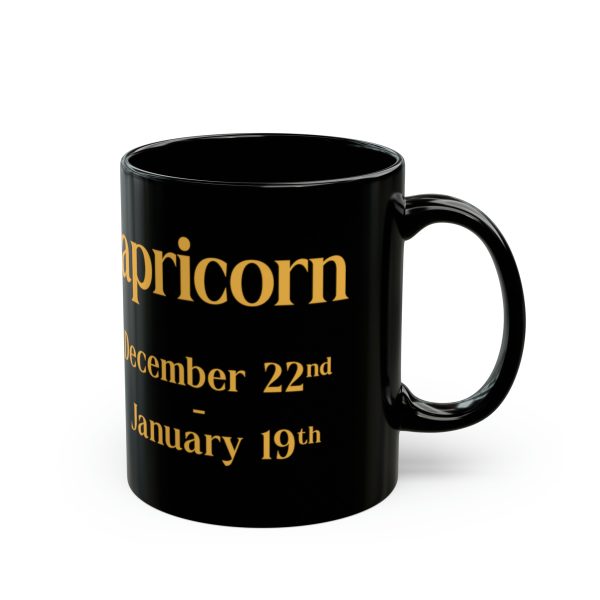 Black Capricorn Mug - Image 8
