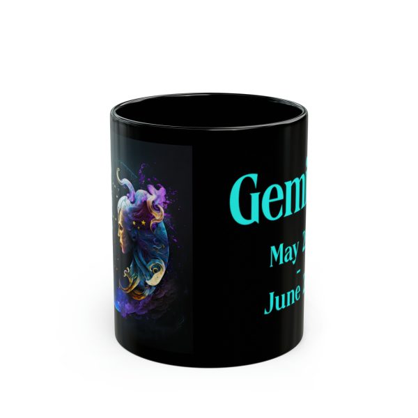Black Gemini Mug - Image 8