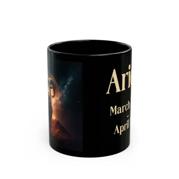 Black Aries Mug - Image 8