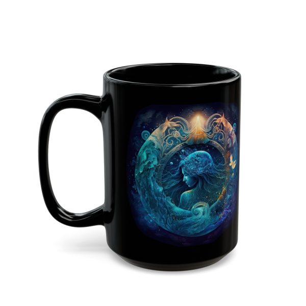 Black Aquarius Rat Mug - Image 2