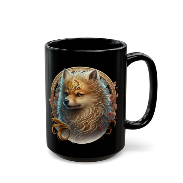 Black Taurus Dog Mug - Image 3