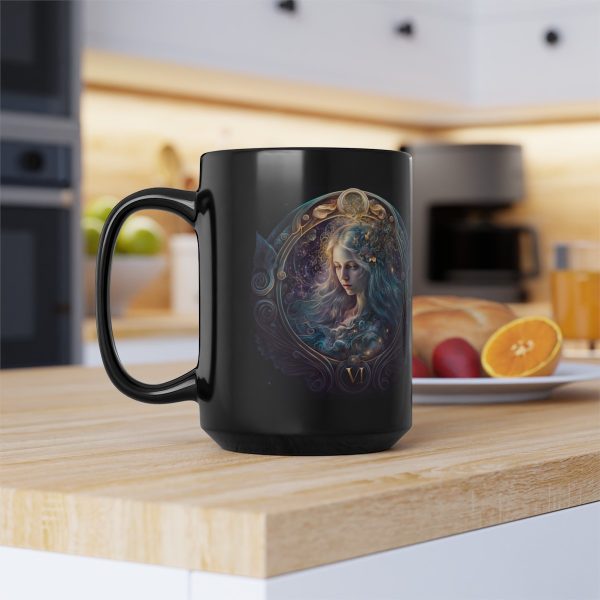 Black Virgo Rooster Mug - Image 3