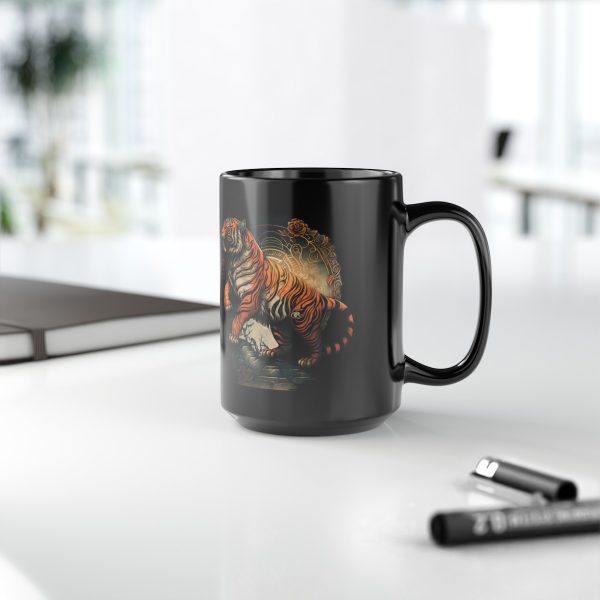 Black Taurus Tiger Mug - Image 4