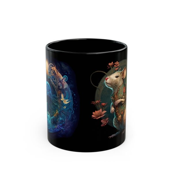 Black Aquarius Rat Mug - Image 6