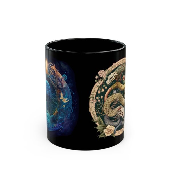 Black Aquarius Snake Mug - Image 5