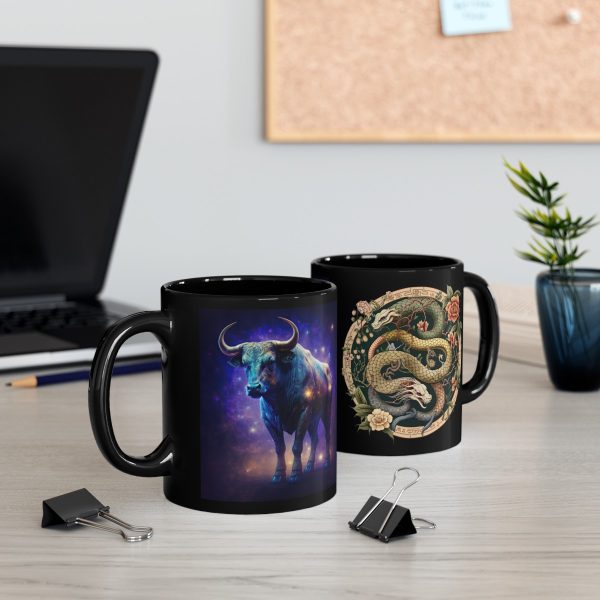 Black Taurus Snake Mug - Image 9