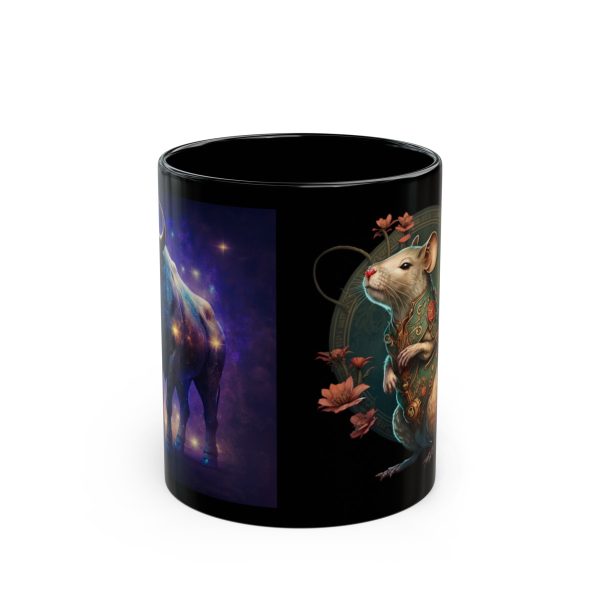 Black Taurus Rat Mug - Image 5