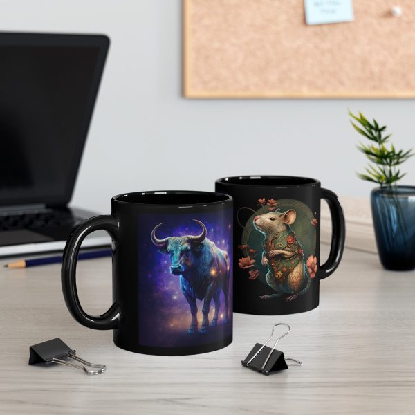 Black Taurus Rat Mug - Image 9