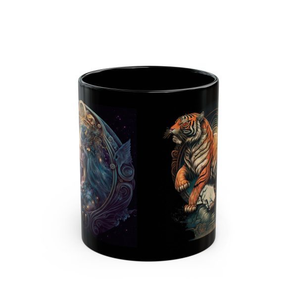 Black Virgo Tiger Mug - Image 5