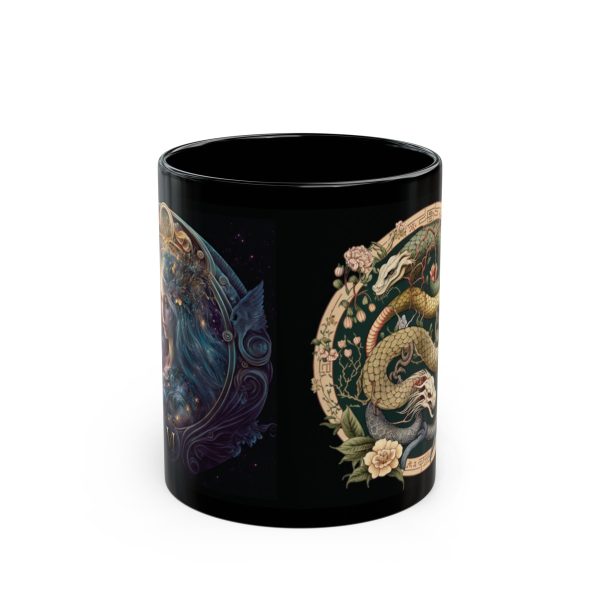 Black Virgo Snake Mug - Image 9