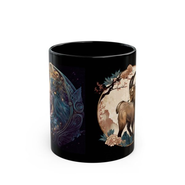 Black Virgo Goat Mug - Image 5