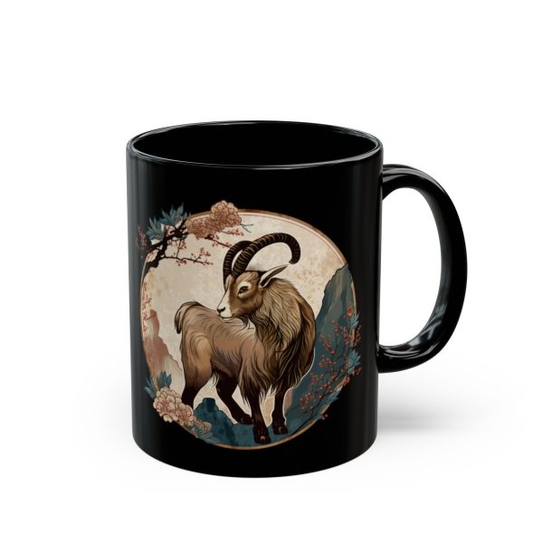 Black Virgo Goat Mug - Image 7