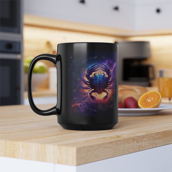 Black Cancer Rooster Mug - Image 3