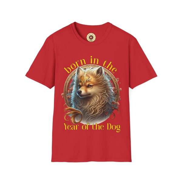 Born in the Year of the Dog Red T-Shirt - Image 2