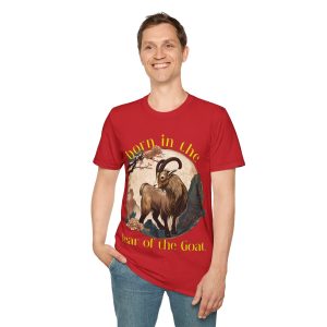 Born in the Year of the Goat Red T-Shirt