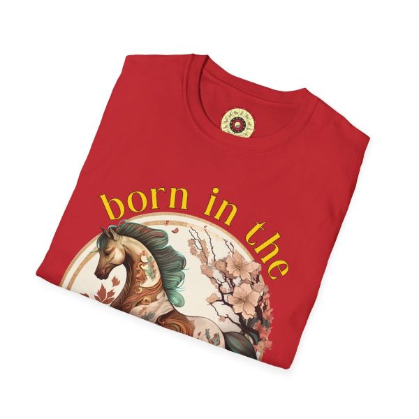 Born in the Year of the Horse Red T-Shirt - Image 4