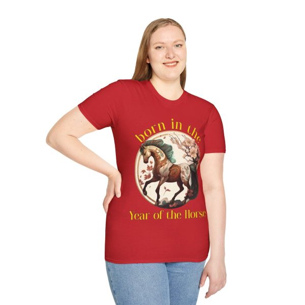 Born in the Year of the Horse Red T-Shirt - Image 5