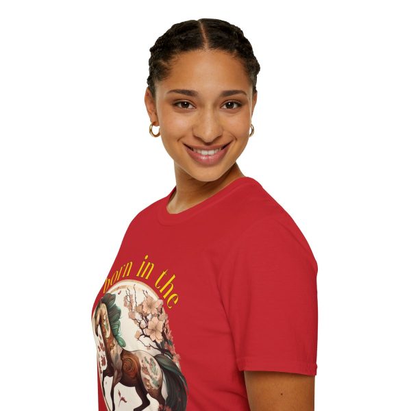 Born in the Year of the Horse Red T-Shirt - Image 6