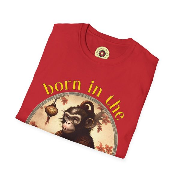 Born in the Year of the Monkey Red T-Shirt - Image 4