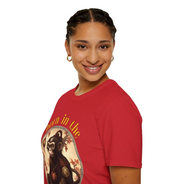Born in the Year of the Monkey Red T-Shirt - Image 6