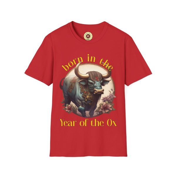 Born in the Year of the Ox Red T-Shirt - Image 2
