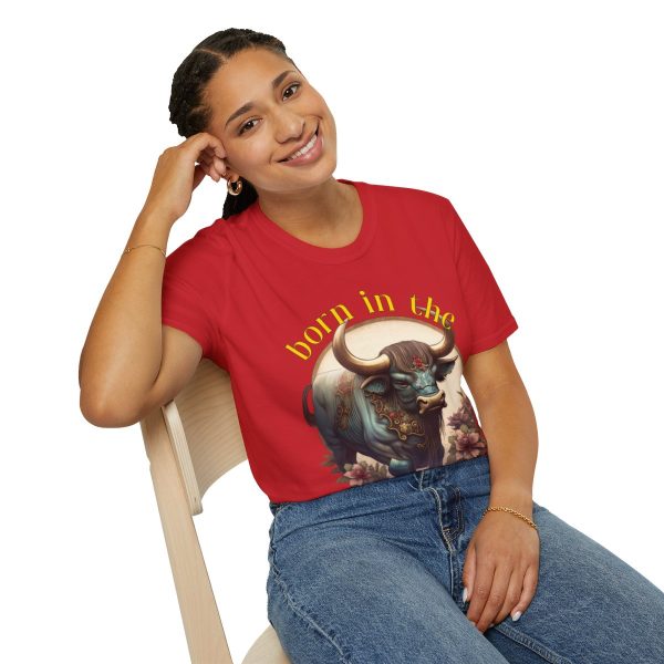 Born in the Year of the Ox Red T-Shirt - Image 7