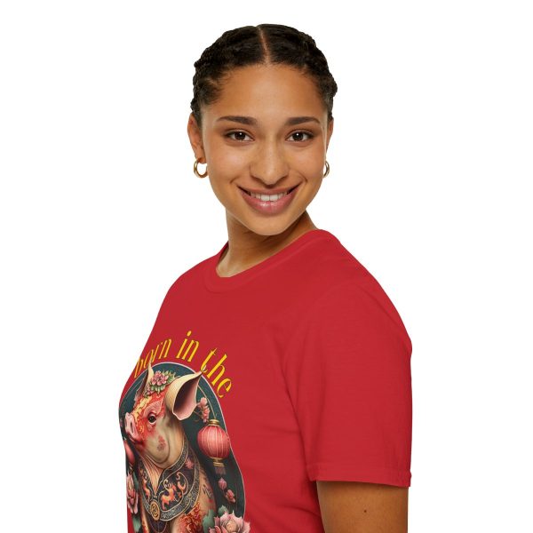 Born in the Year of the Pig Red T-Shirt - Image 6