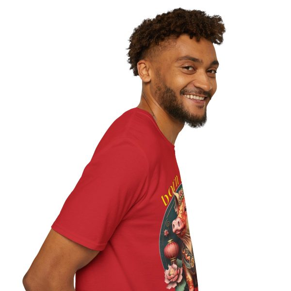 Born in the Year of the Pig Red T-Shirt - Image 8