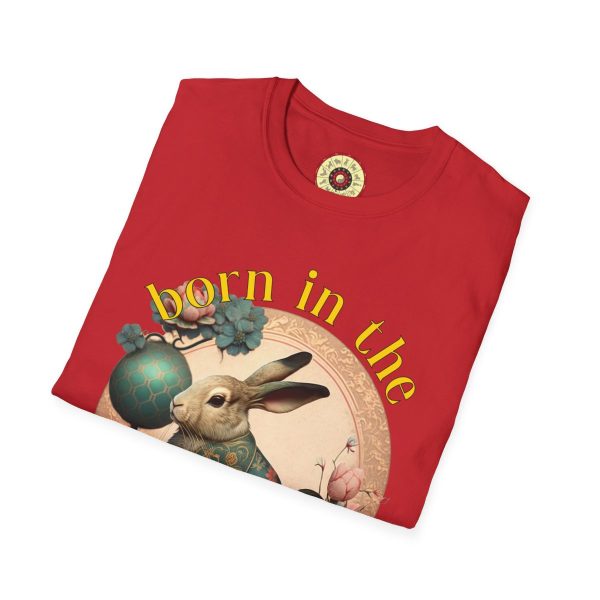 Born in the Year of the Rabbit Red T-Shirt - Image 4