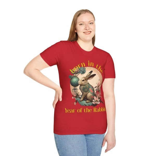 Born in the Year of the Rabbit Red T-Shirt - Image 5
