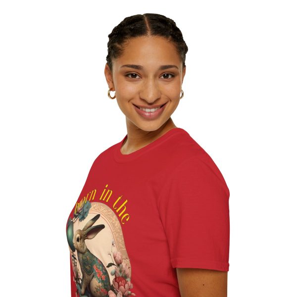 Born in the Year of the Rabbit Red T-Shirt - Image 6