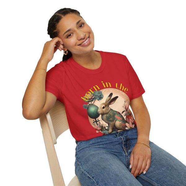 Born in the Year of the Rabbit Red T-Shirt - Image 7