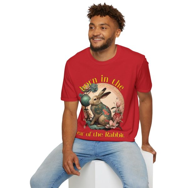 Born in the Year of the Rabbit Red T-Shirt - Image 9