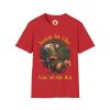 Born in the Year of the Rat Red T-Shirt - Image 2