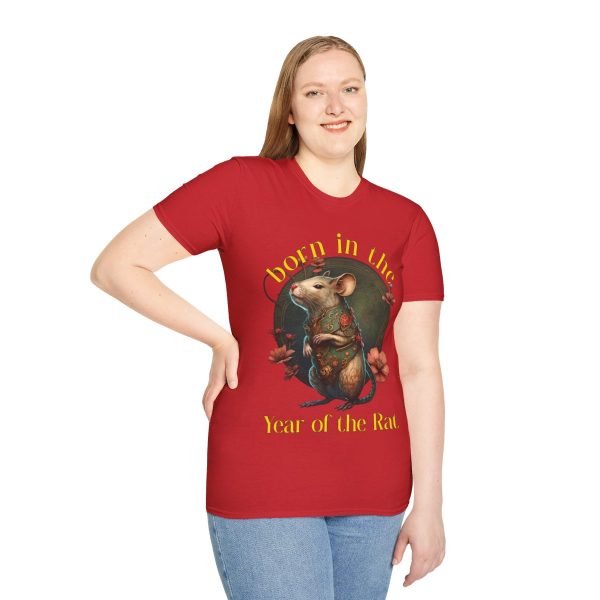 Born in the Year of the Rat Red T-Shirt - Image 5