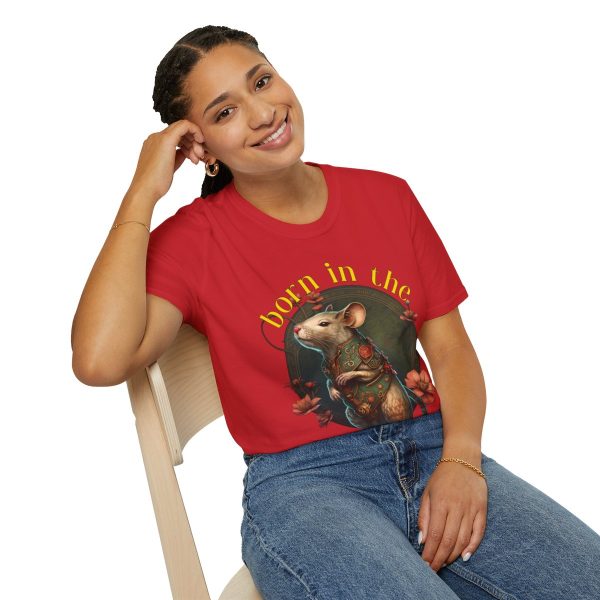 Born in the Year of the Rat Red T-Shirt - Image 7