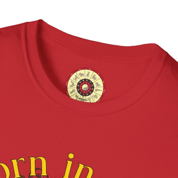 Born in the Year of the Rooster Red T-Shirt - Image 3