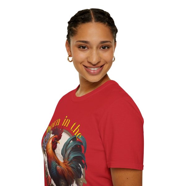 Born in the Year of the Rooster Red T-Shirt - Image 6